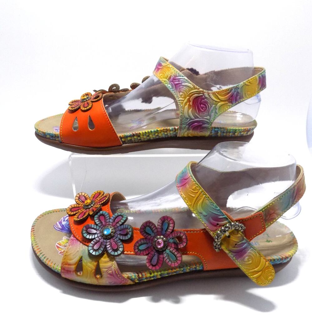 Springstep L'Artiste Nouria Leather Sandals Women's- Size 41 or 9.5- New